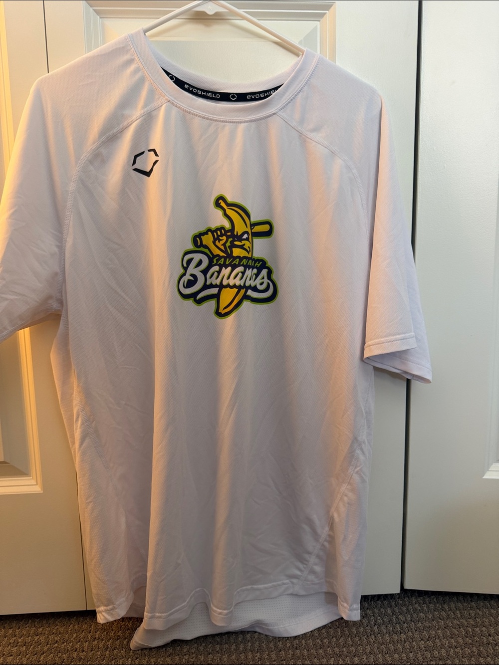 Savannah Bananas White Performance Baseball Jersey